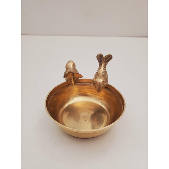 Vintage 1950s / BRASS SOAP DISH / Solid Brass Soap Holder Soap Dispenser Vintage - Picture 8 of 10